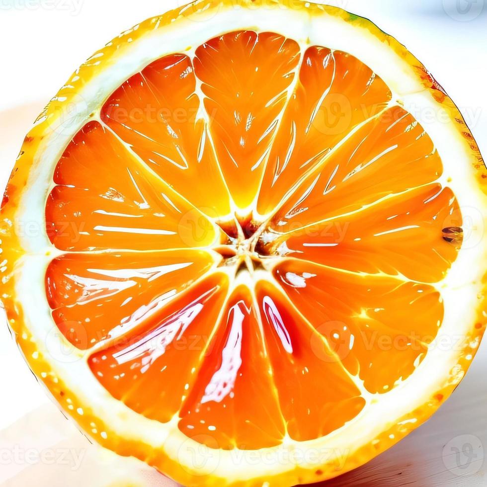 marco Foto av en orange skiva