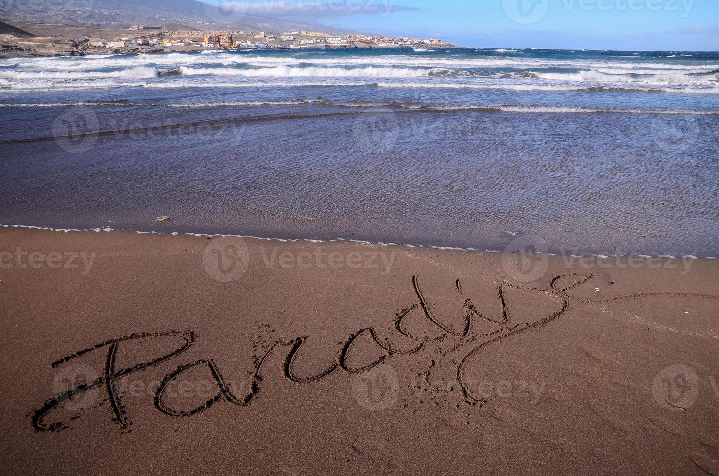 skön strand på tenerife foto