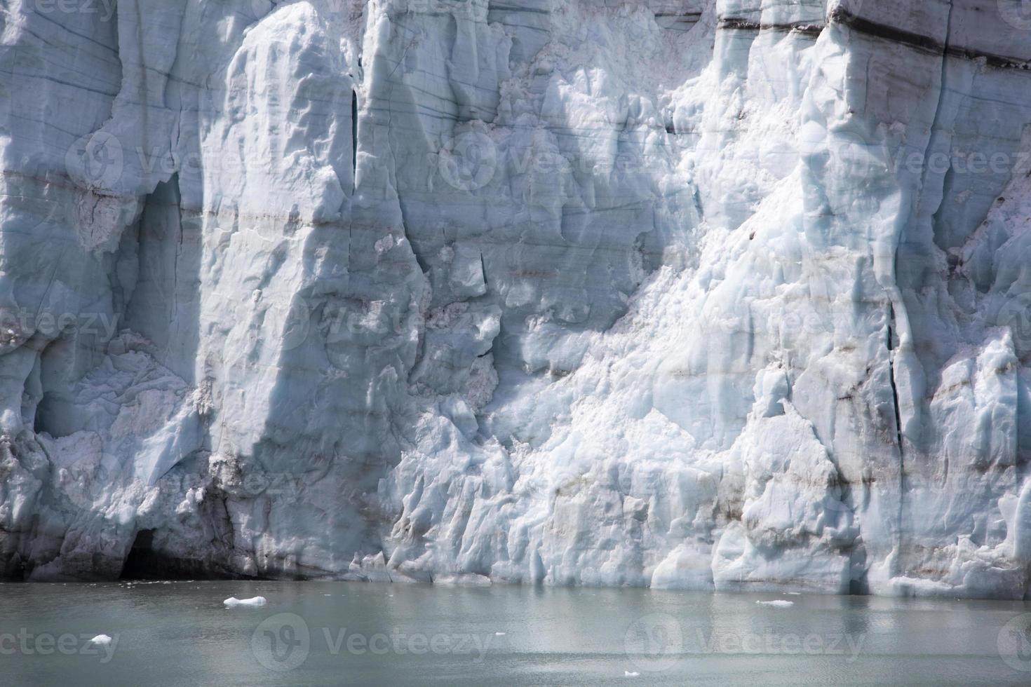 glaciär bukt nationell parkera glaciär stänga se foto