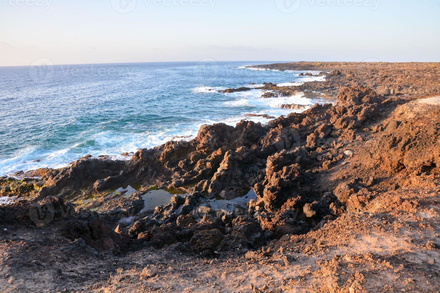 naturskön kust se foto