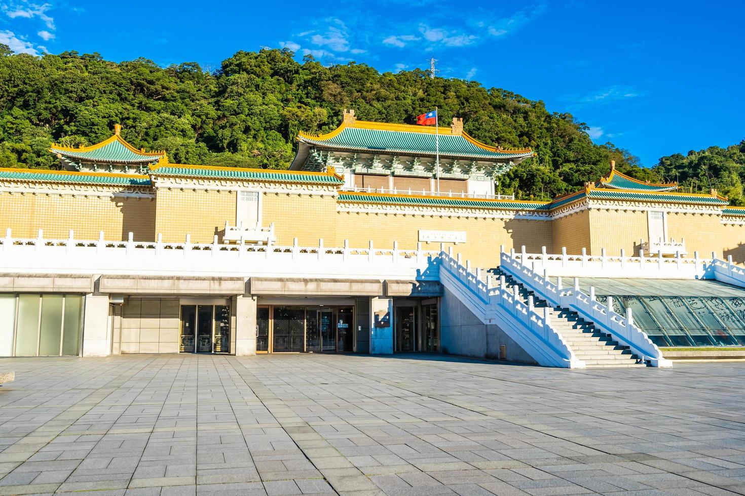 Taipei National Palace Museum i Taiwan foto