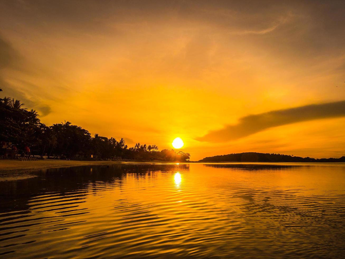 vacker tropisk strand foto