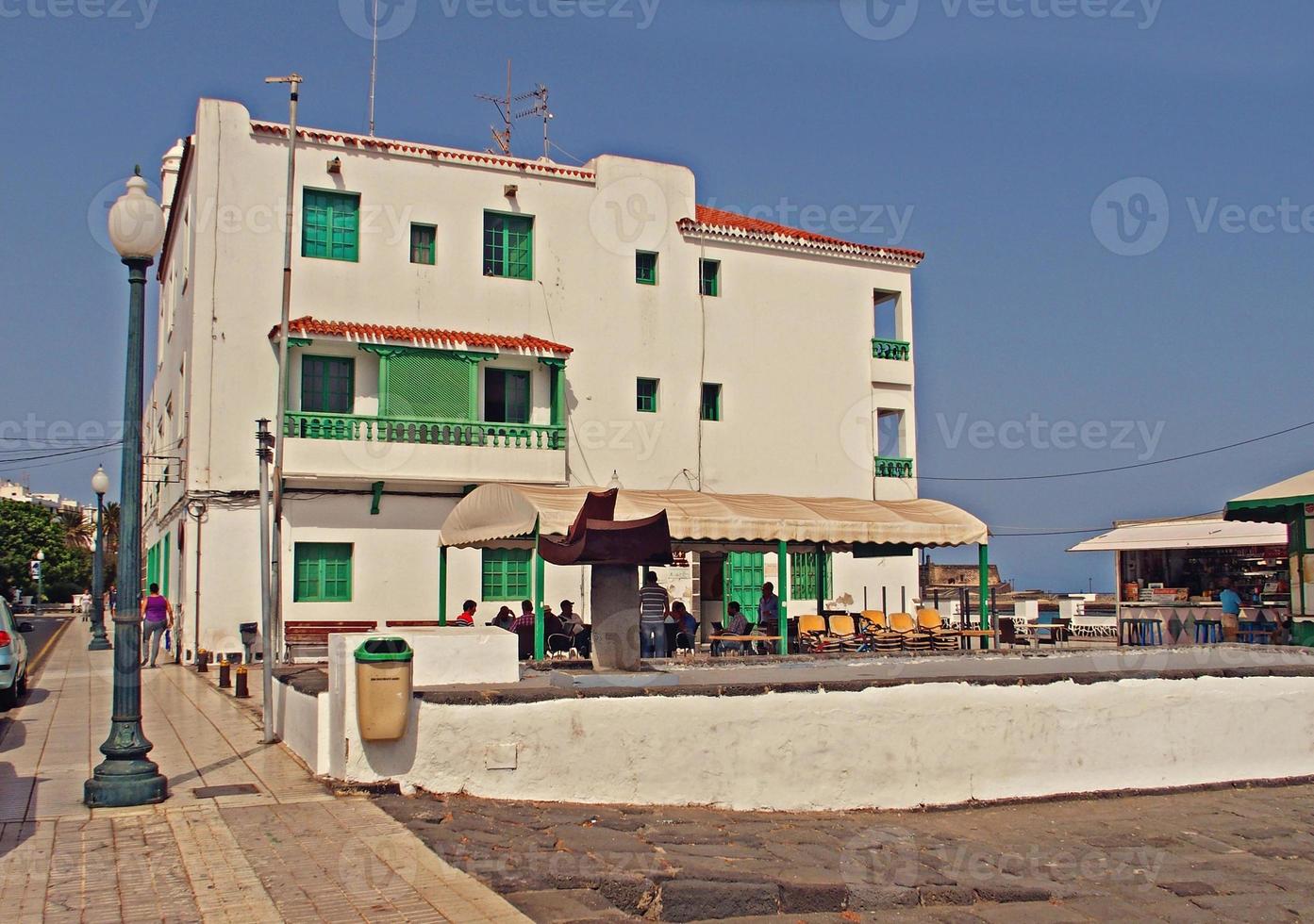 urban landskap från de stad av återfå på de spanska ö av lanzarote foto