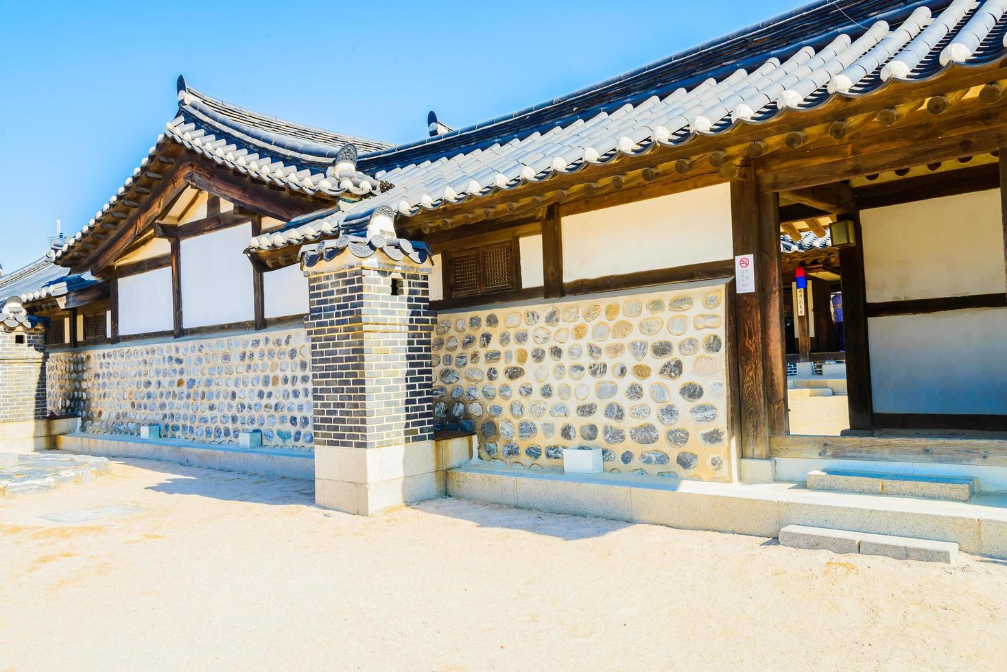 namsangol hanok by i Seoul, Sydkorea foto