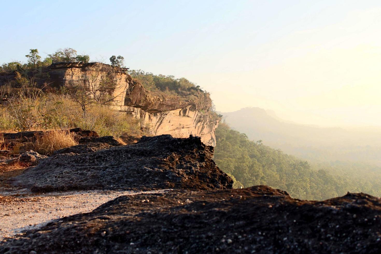 Pha Taem National Park i Thailand foto