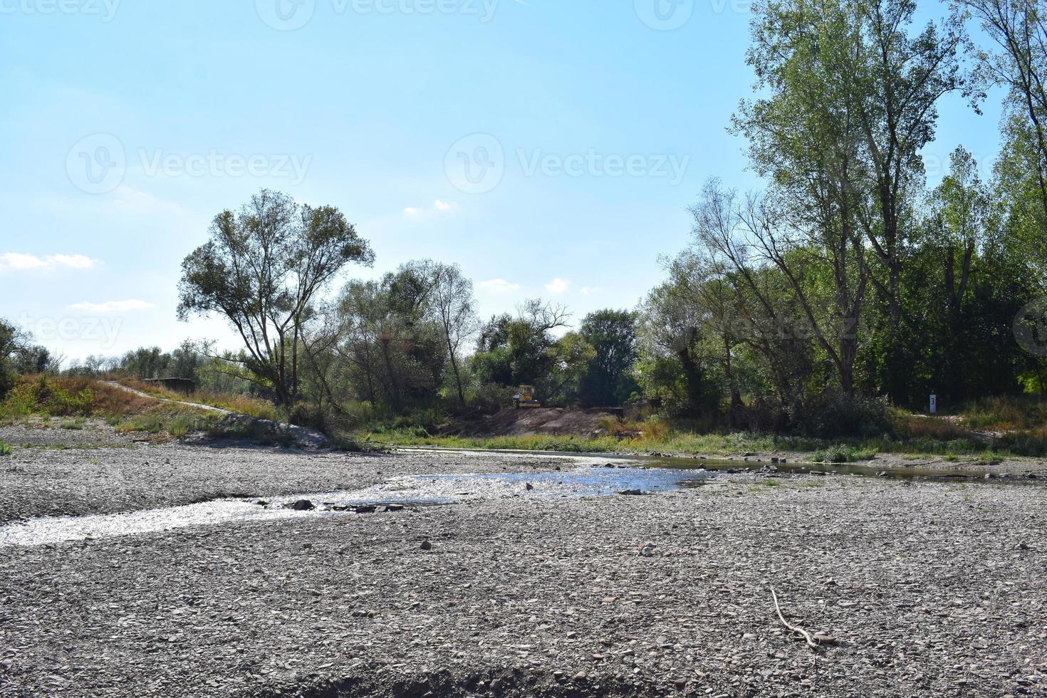 ahr flodmynning till de Rhen under torka foto