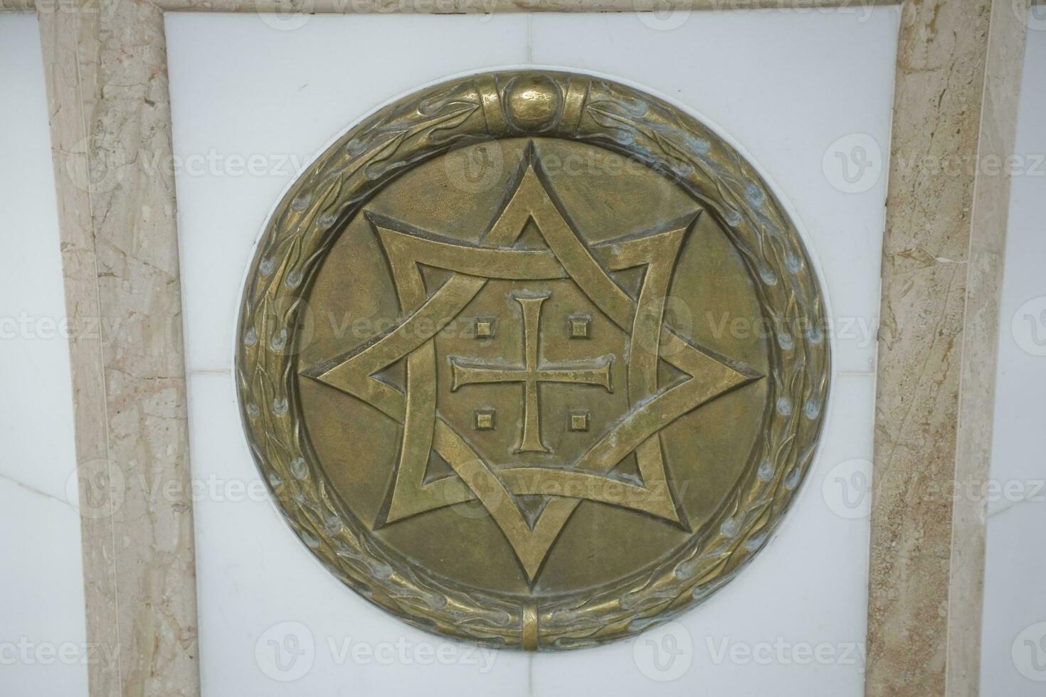 förgyllda ortodox religiös symboler i närbild i podlasie, polen foto