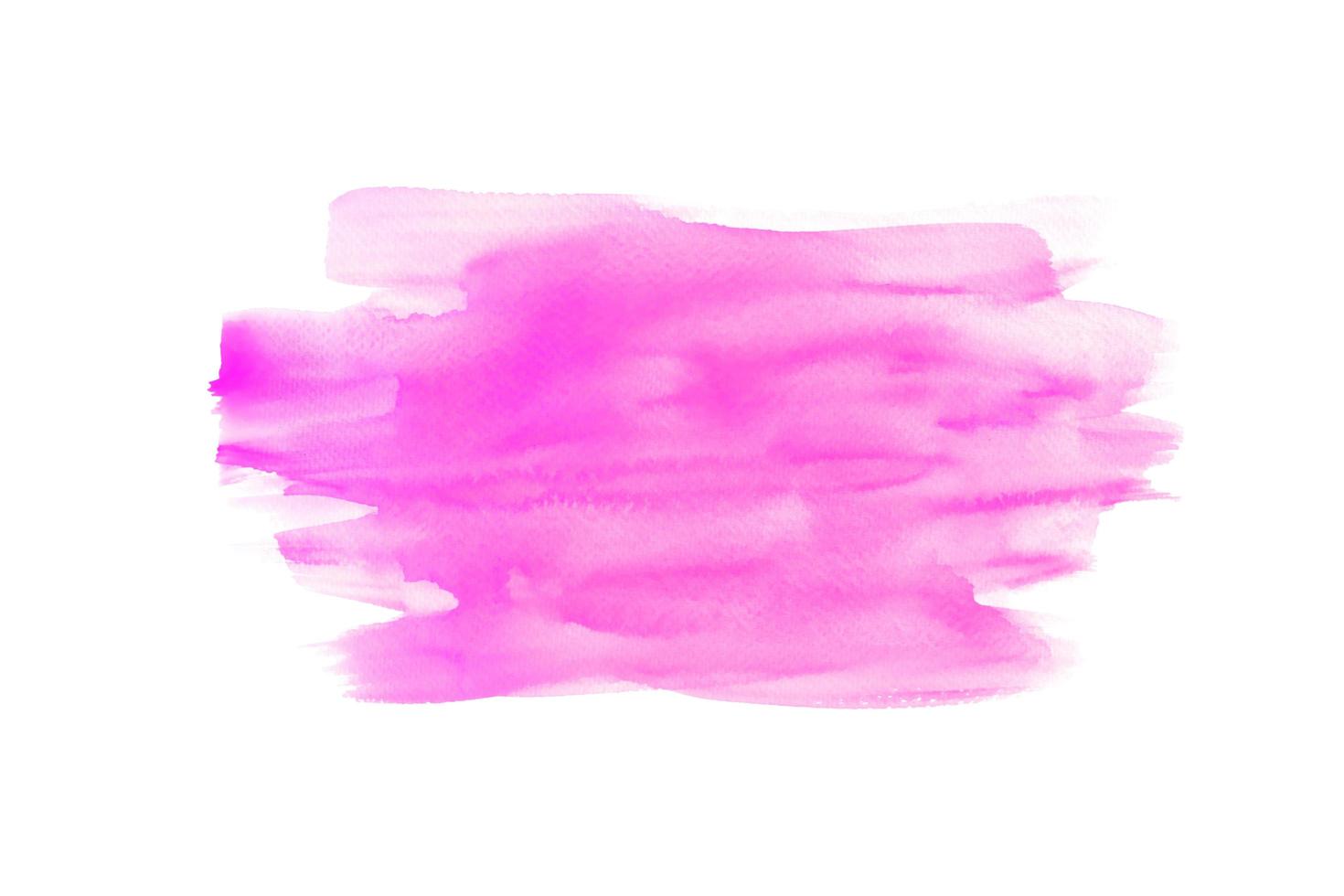 rosa vattenfärg hand målning och stänk abstrakt textur på vit papper bakgrund. foto