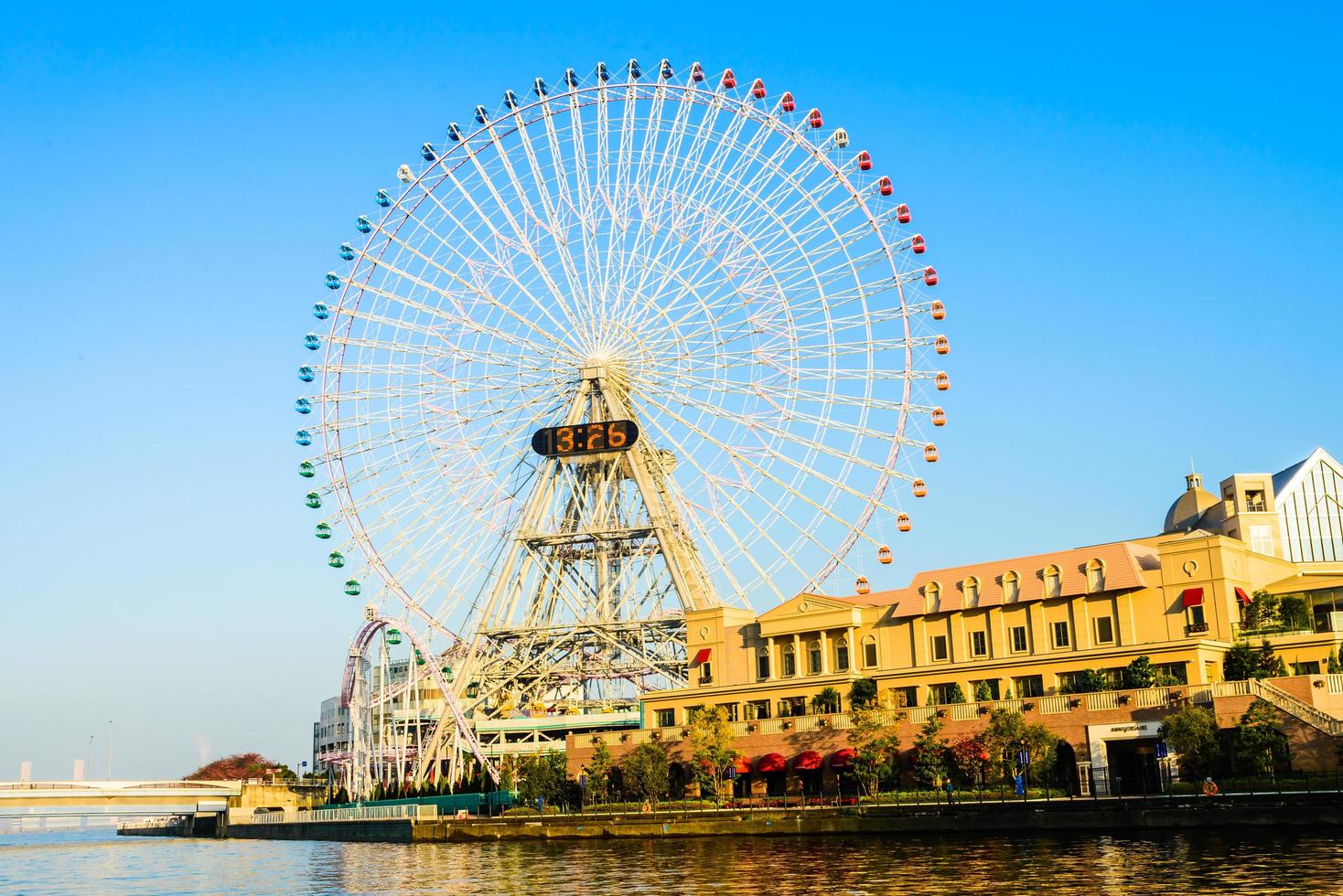 pariserhjul i Yokohama, Japan foto