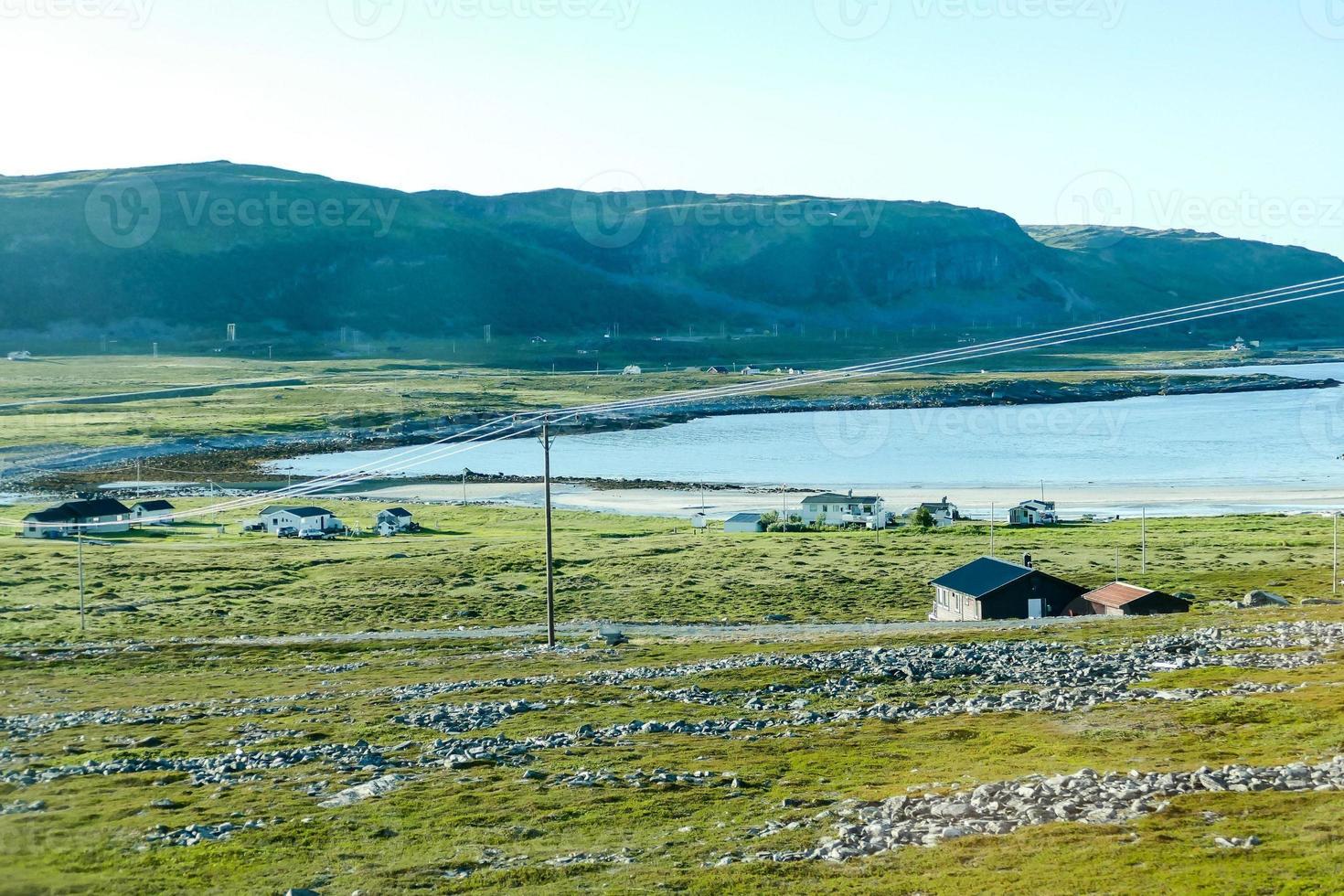 naturskön havsutsikt foto