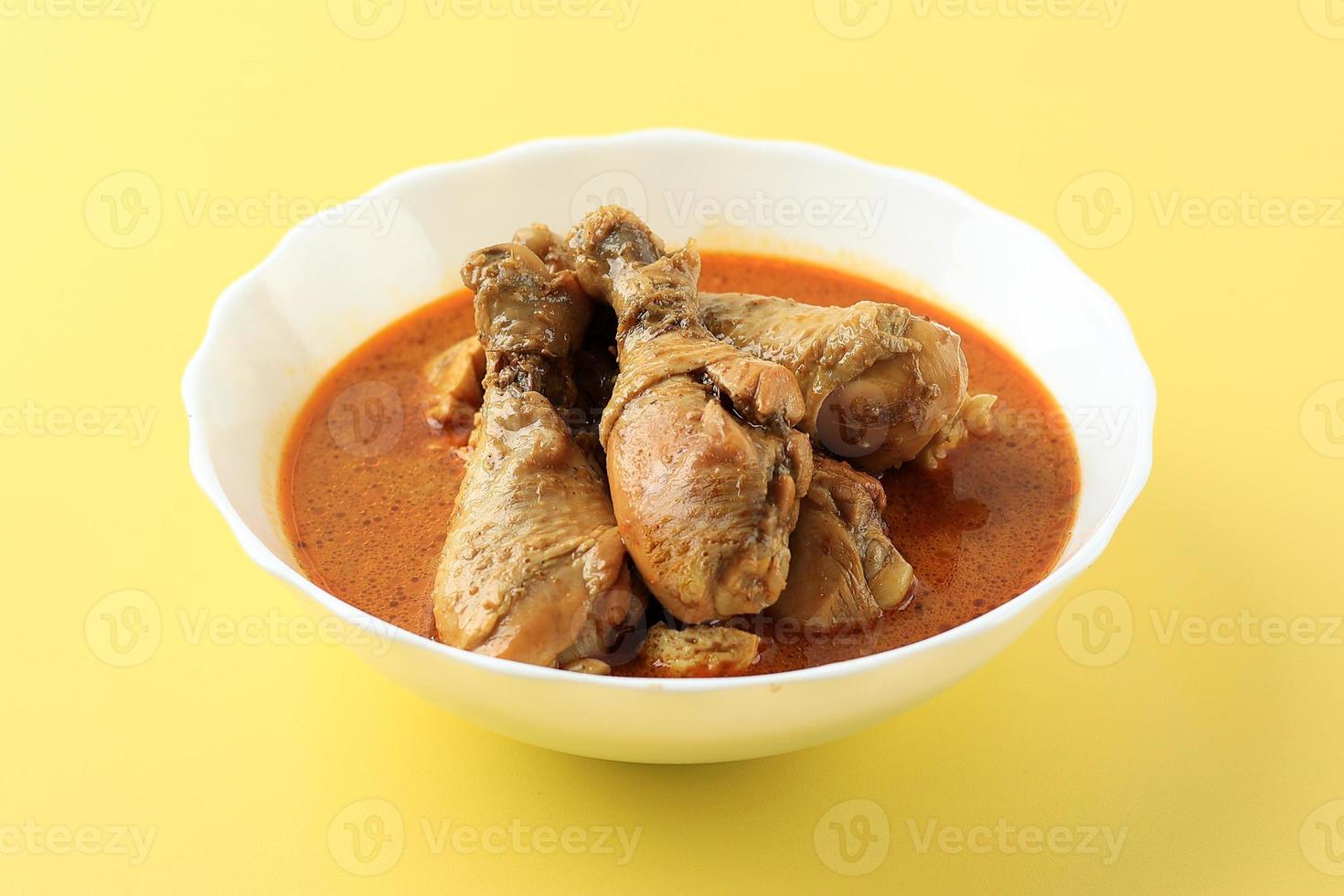 kare ayam gulai ayam eller kari ayam eller kyckling curry foto