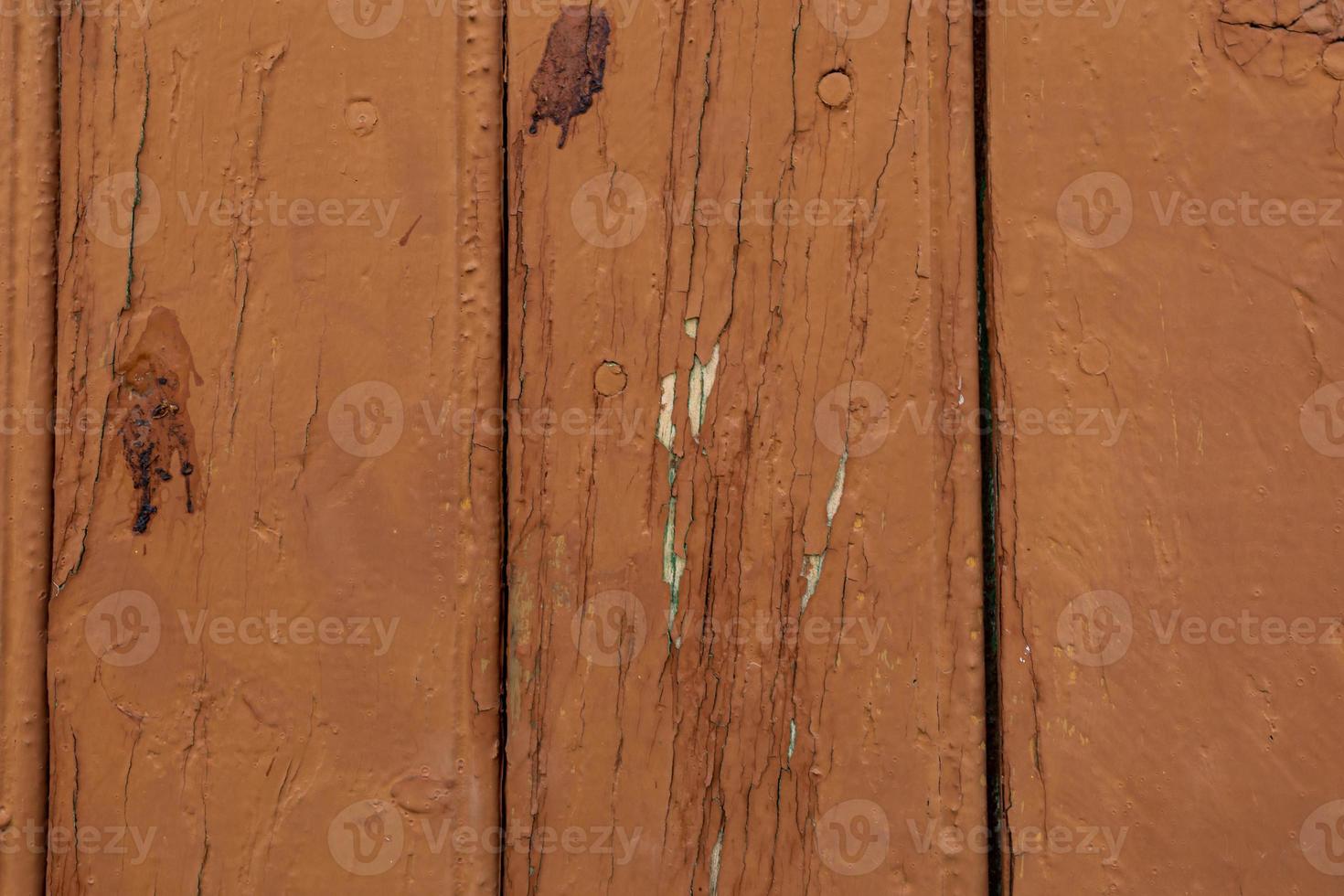 naturlig bakgrund från gammal brun plankor i närbild foto