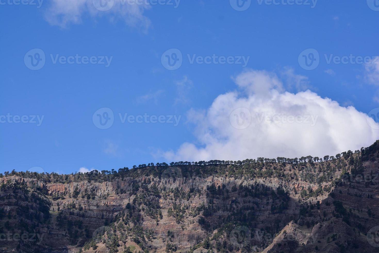 naturskön bergsutsikt foto