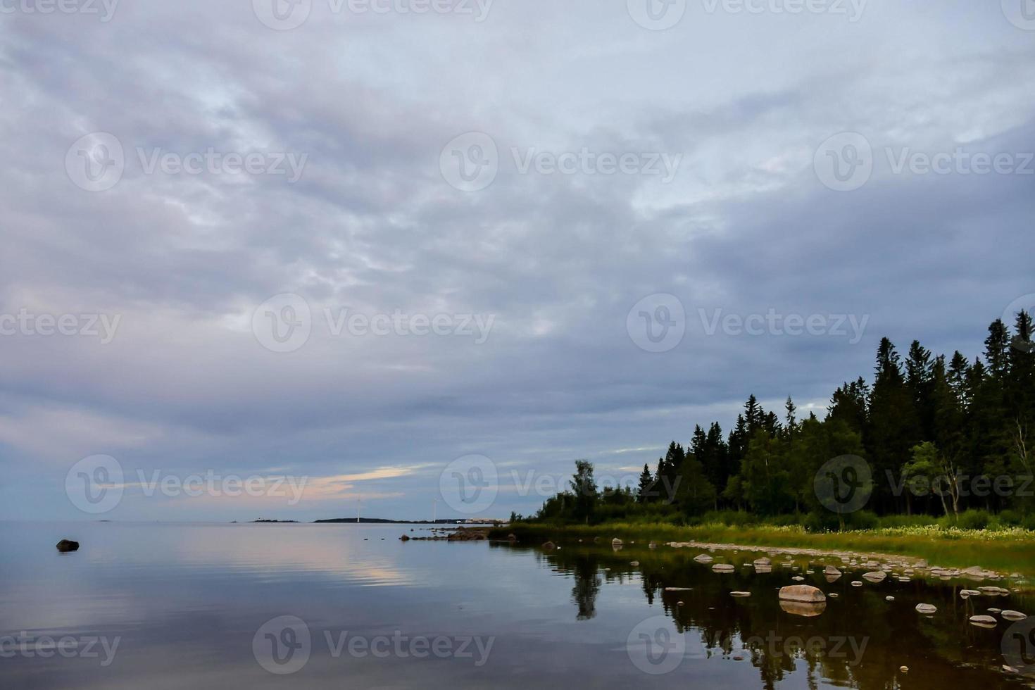 naturskön lantlig landskap foto