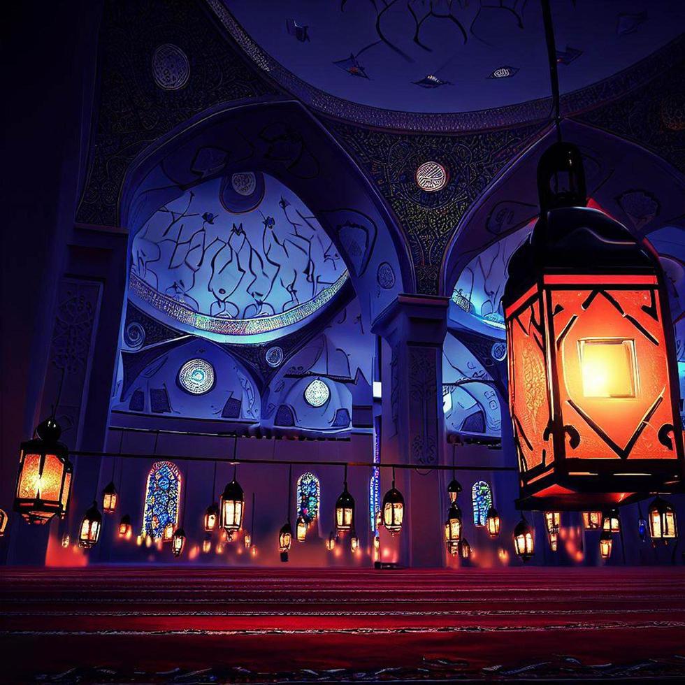 ramadan moské islamic lykta foto