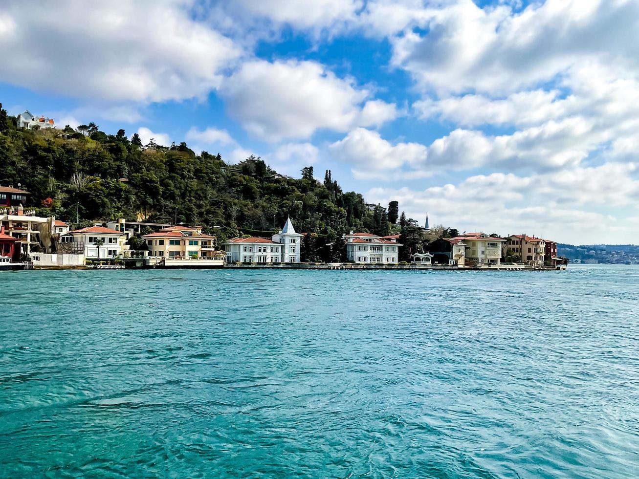 Istanbul, Turkiet april 2023. landskap och marinmålning foto