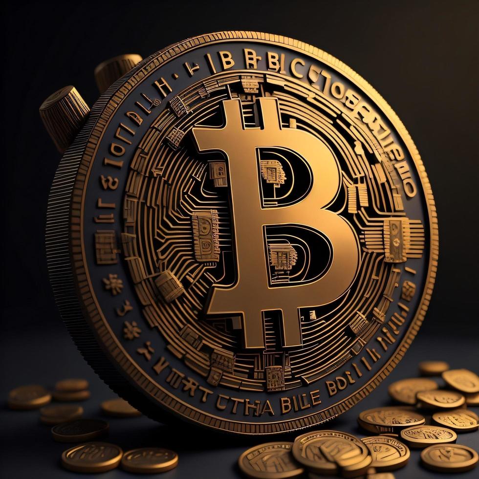 bitcoin och crypto valuta foto