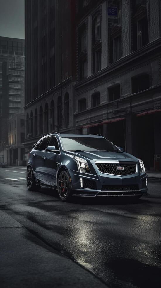 cadillac cts-v urban gata generativ ai foto