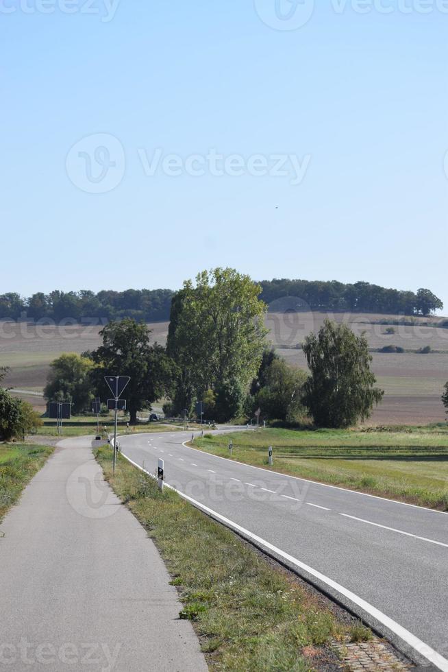 Land väg i de eifel foto