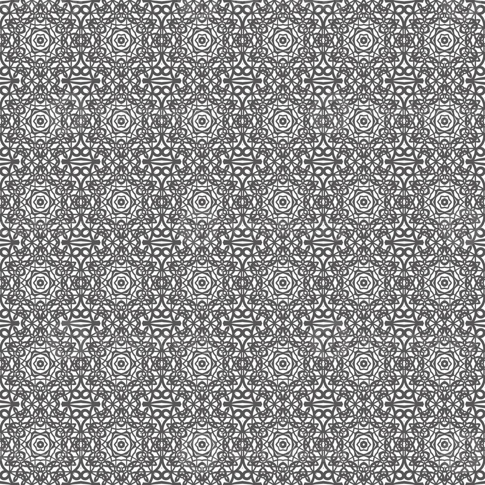 klassiska batik sömlösa mönster bakgrund geometrisk mandala tapet. elegant traditionellt blommotiv foto