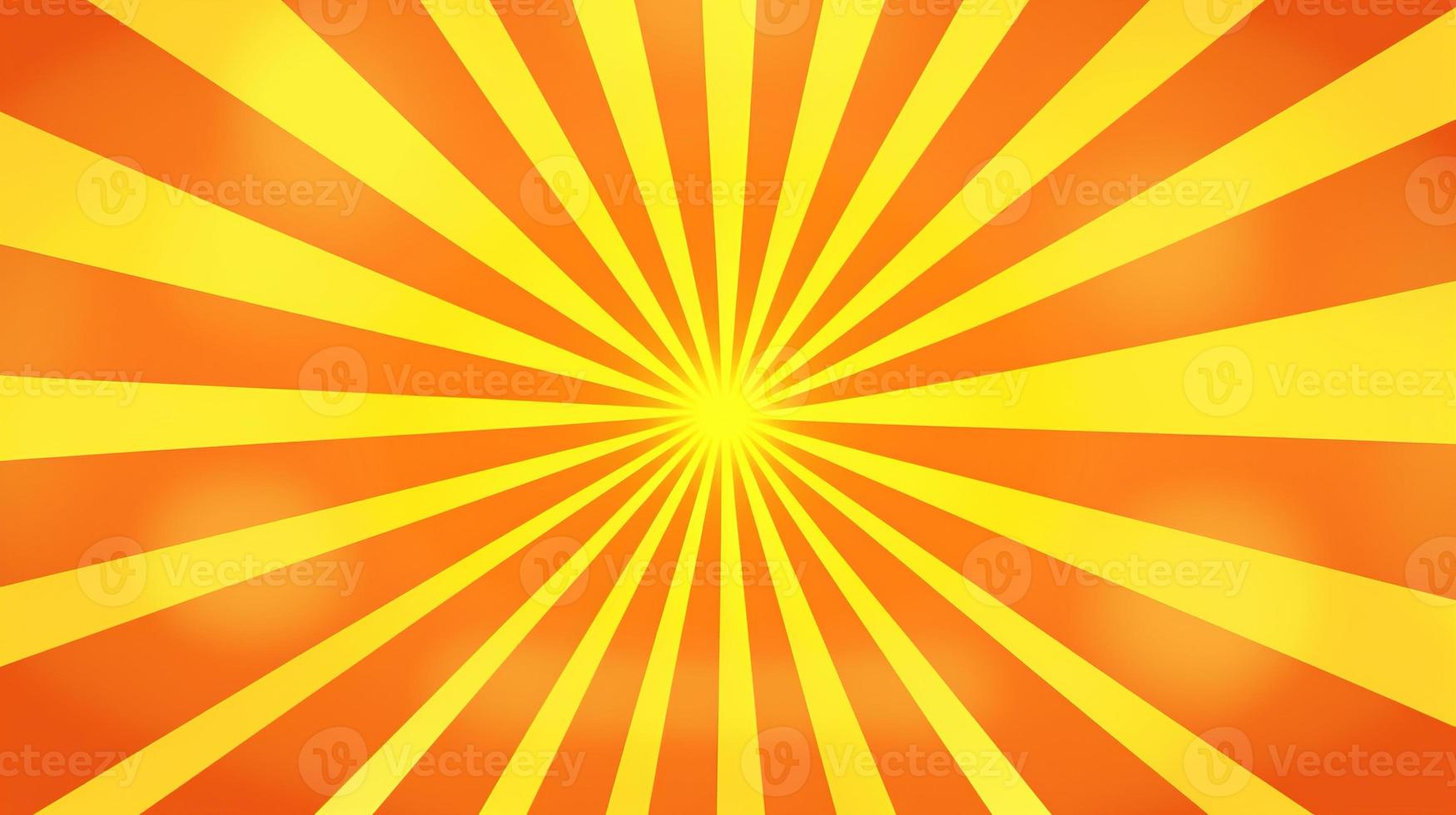 gul och orange sunburst bakgrund foto