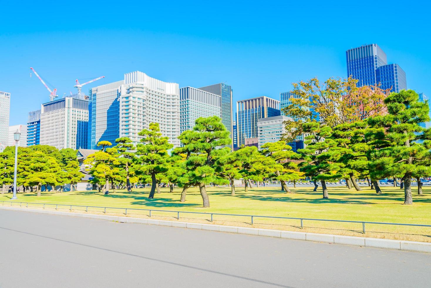 Tokyo stadsbild i Japan foto