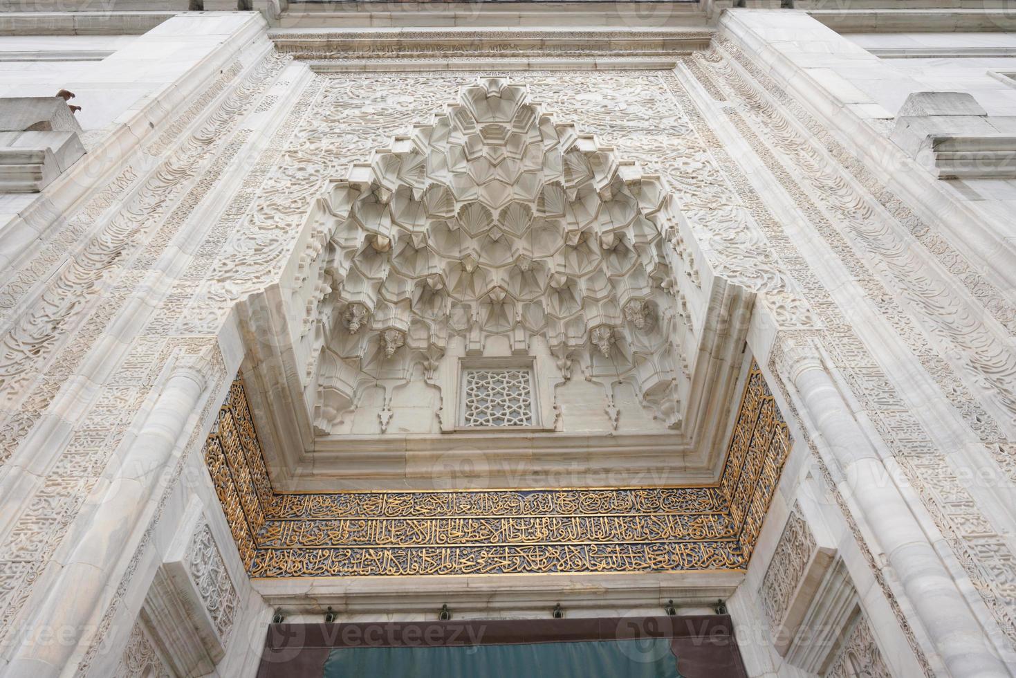 yesil moské i bursa, turkiye foto