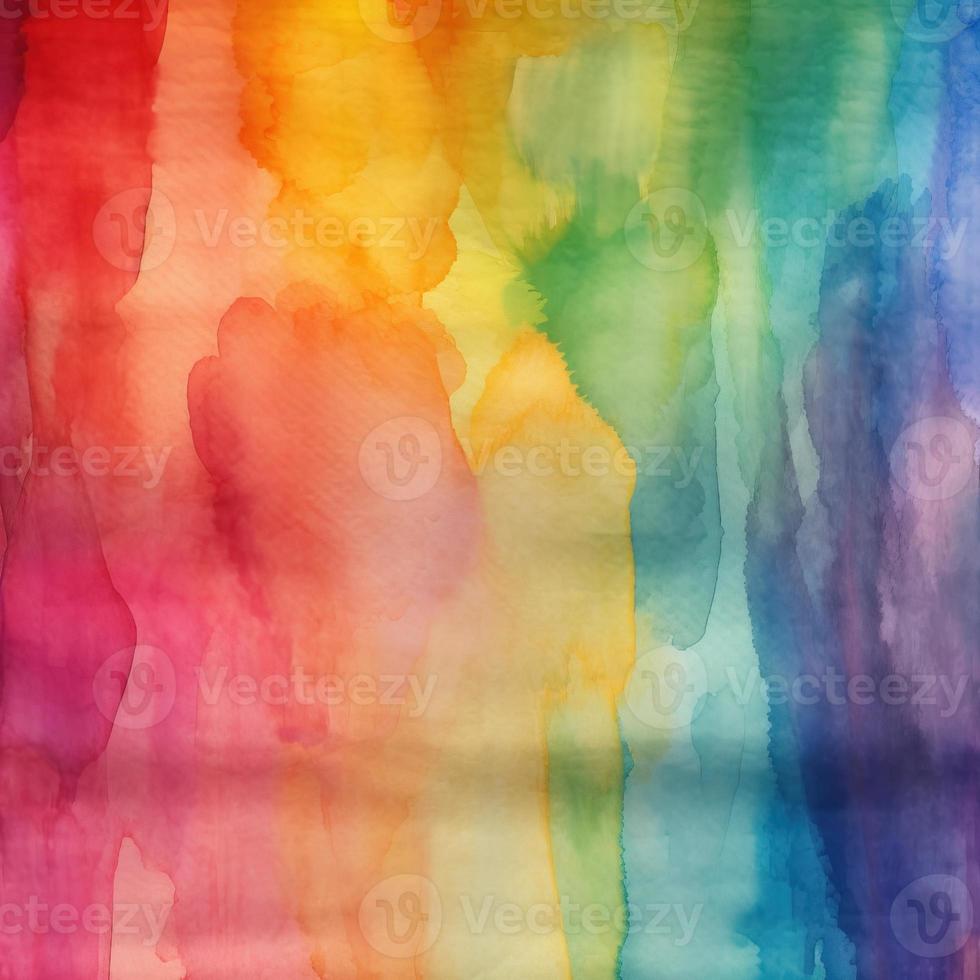regnbåge vattenfärg bakgrund textur foto