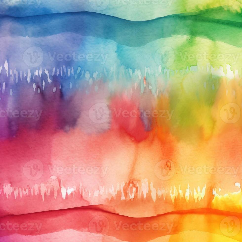 regnbåge vattenfärg bakgrund textur foto
