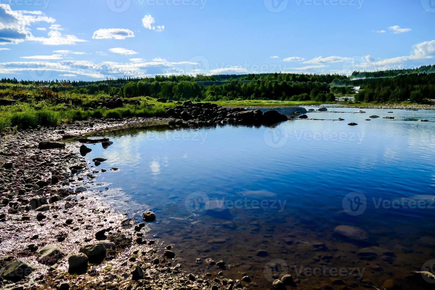 naturskön flod se foto