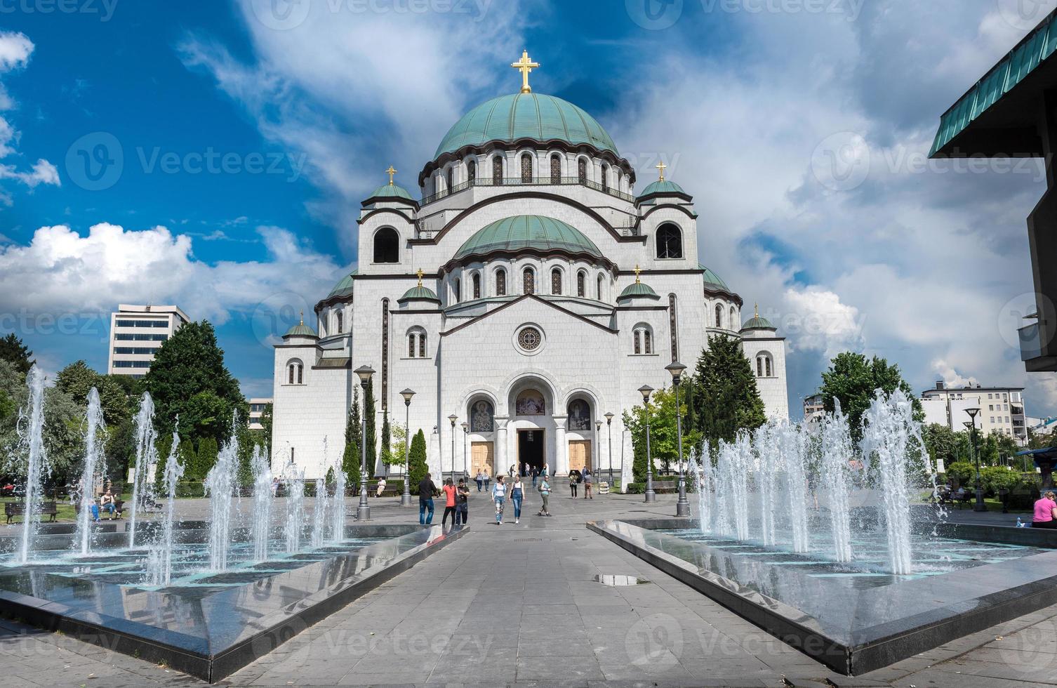 de katedral av helgon sava foto