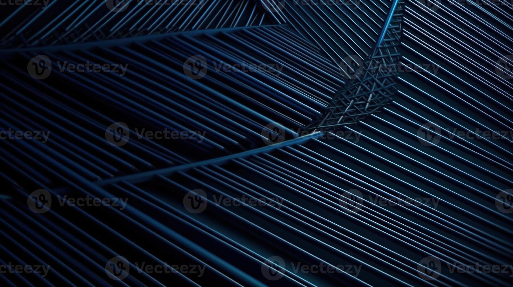 bakgrund design med diagonal mörk blå linje mönster, ai genererad bild foto