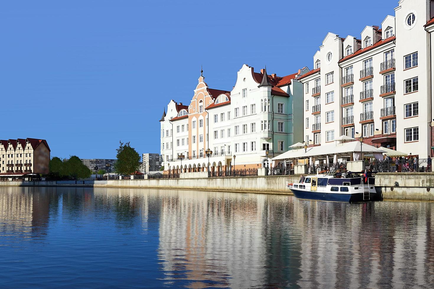 det urbana landskapet i staden Kaliningrad foto