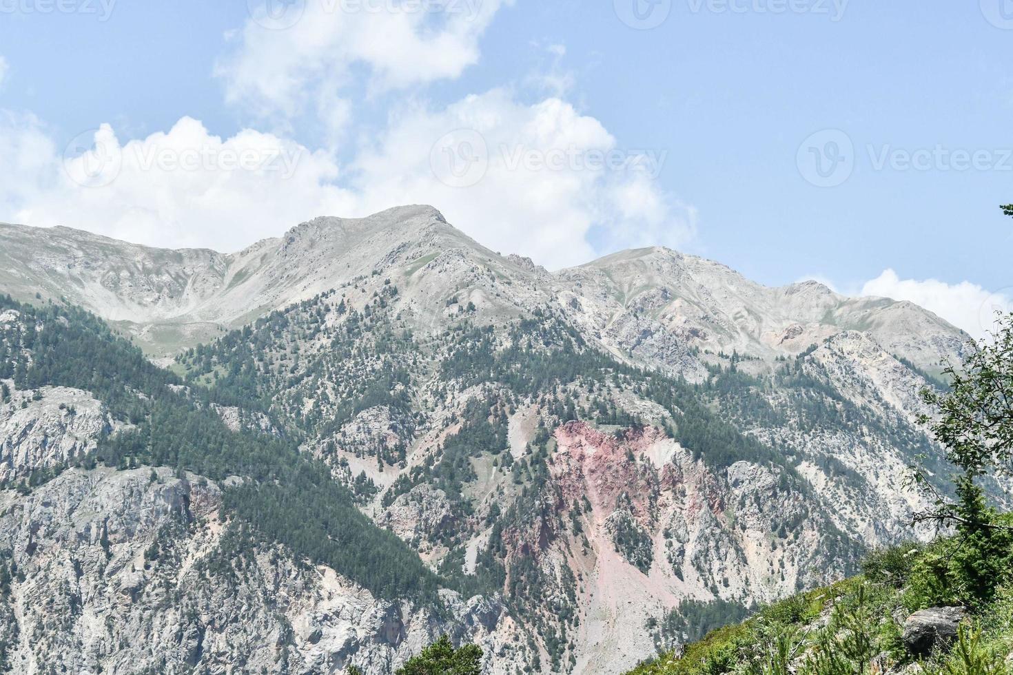 naturskön bergsutsikt foto