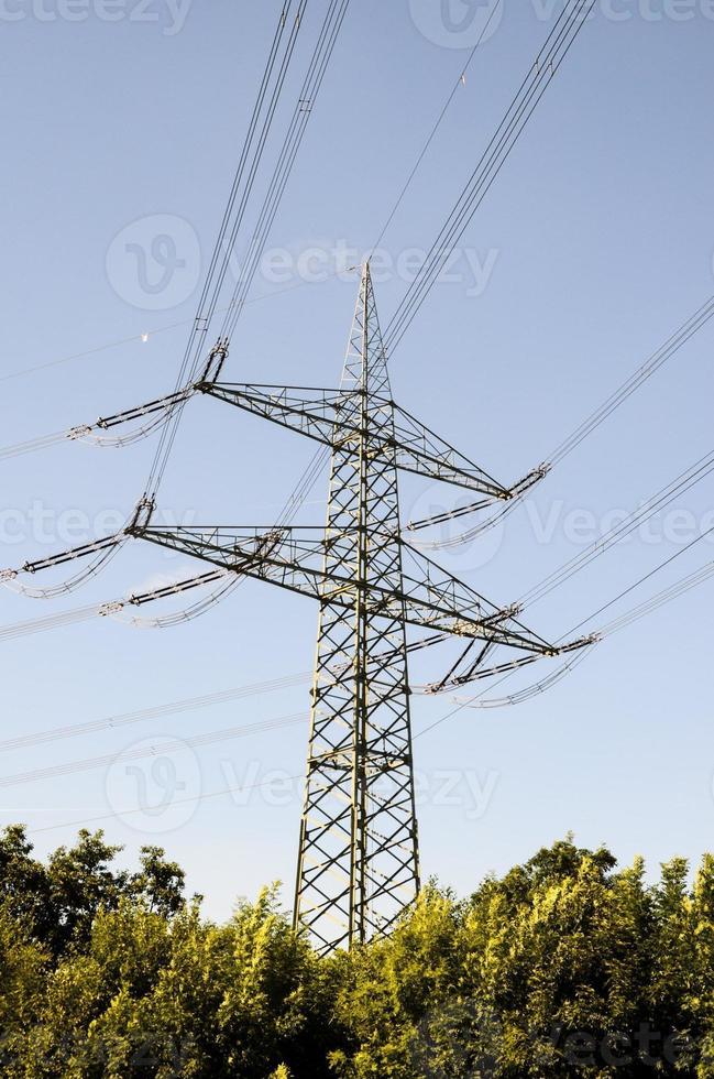 elektricitet kraft pylon foto