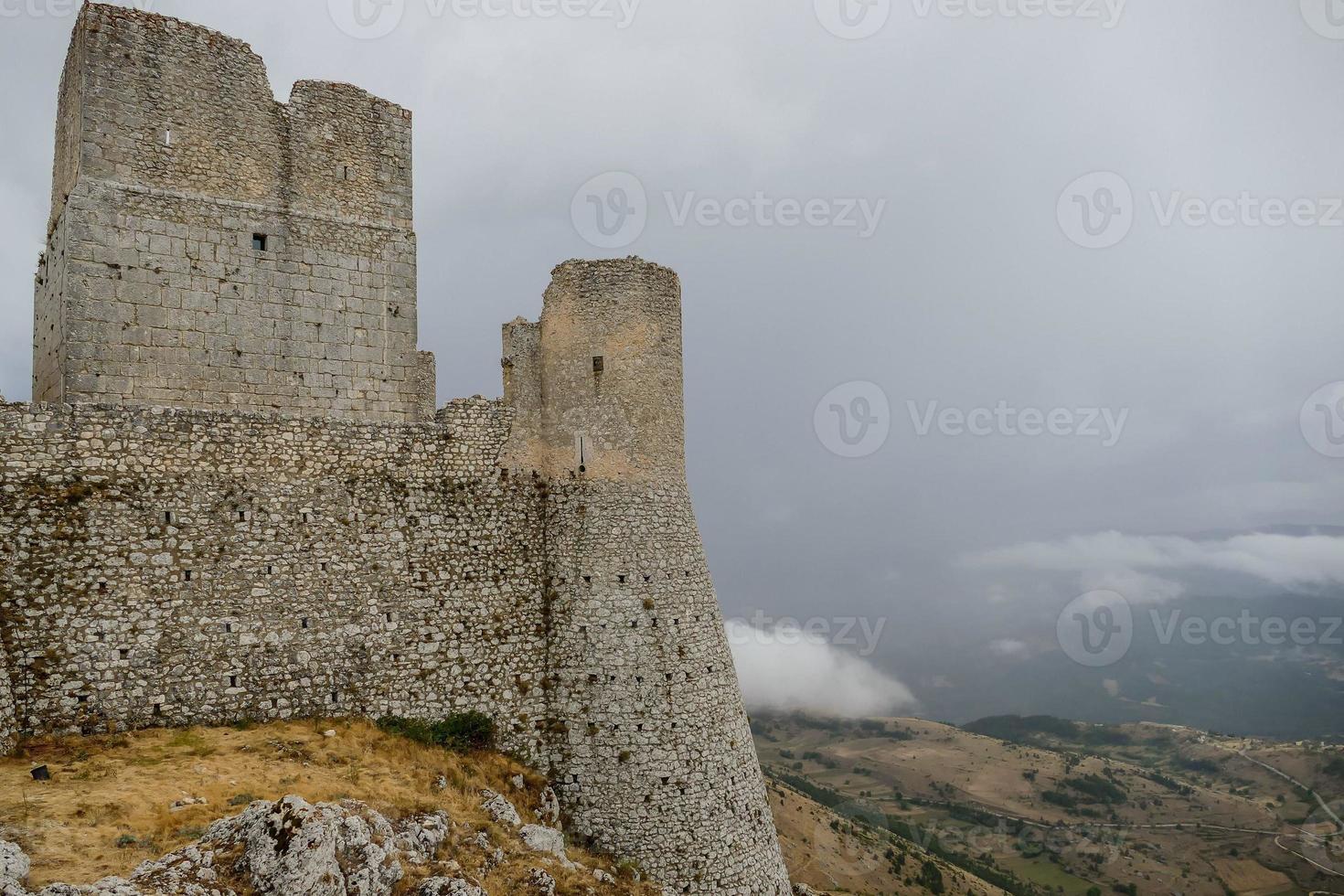 rocca calascio fästning foto