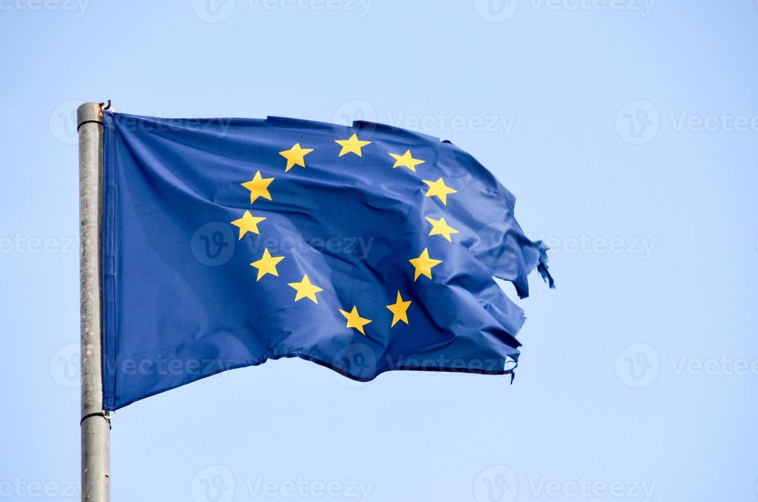 Europeiska unionens flagga foto