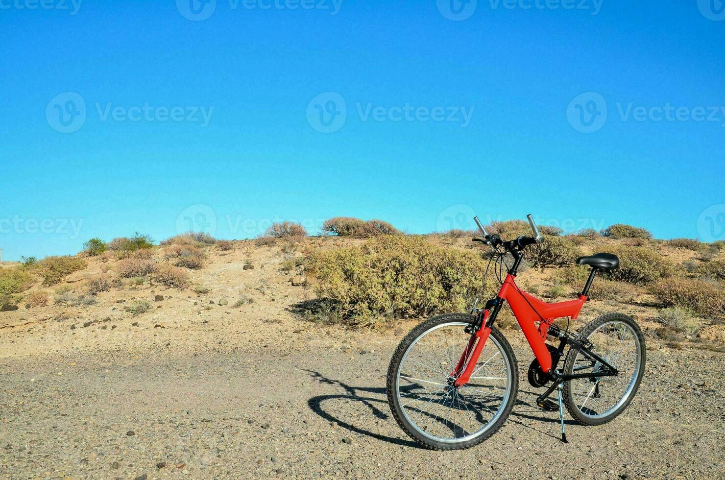 en berg cykel foto