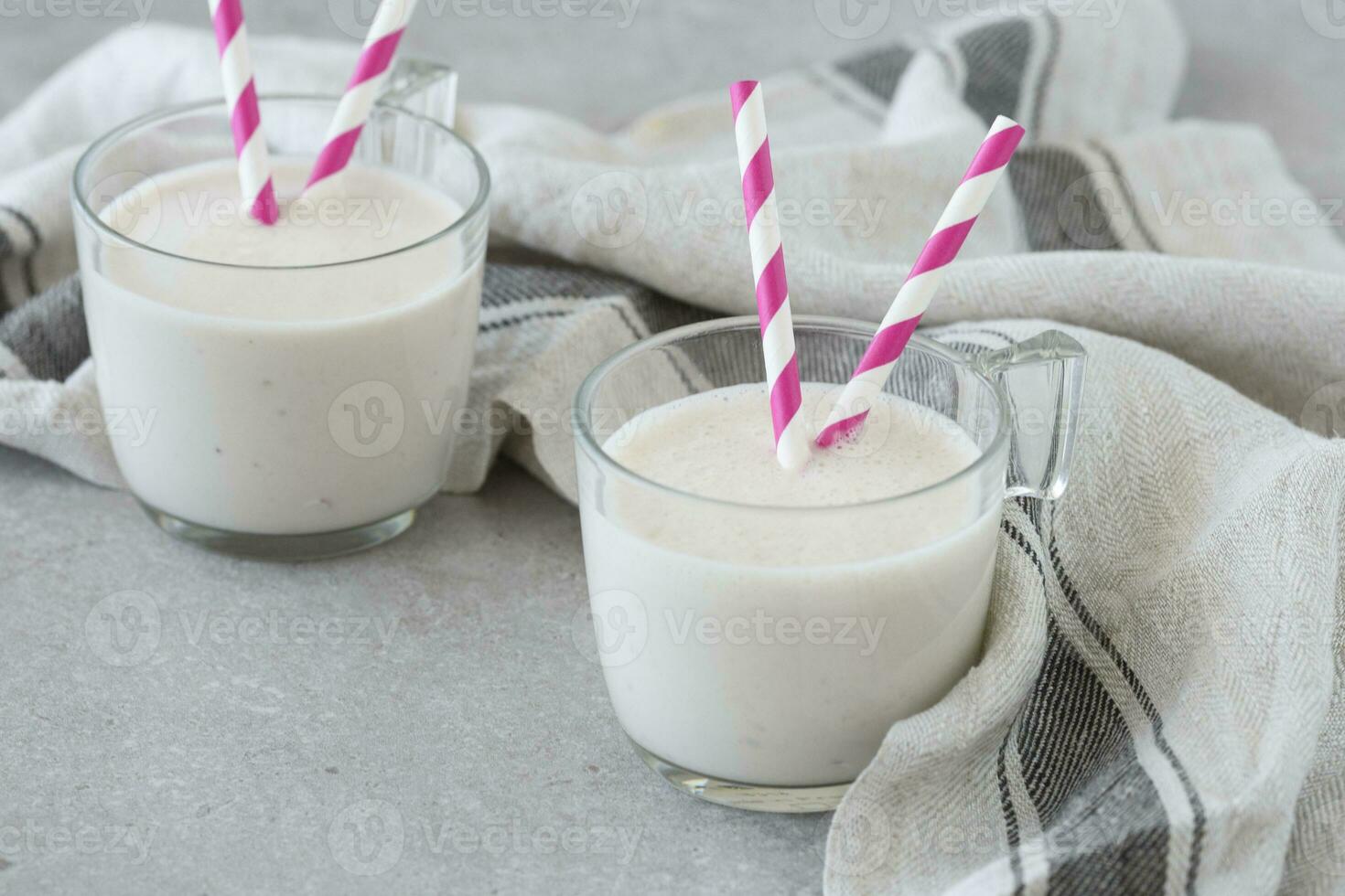 vanilj smoothie i de glas foto