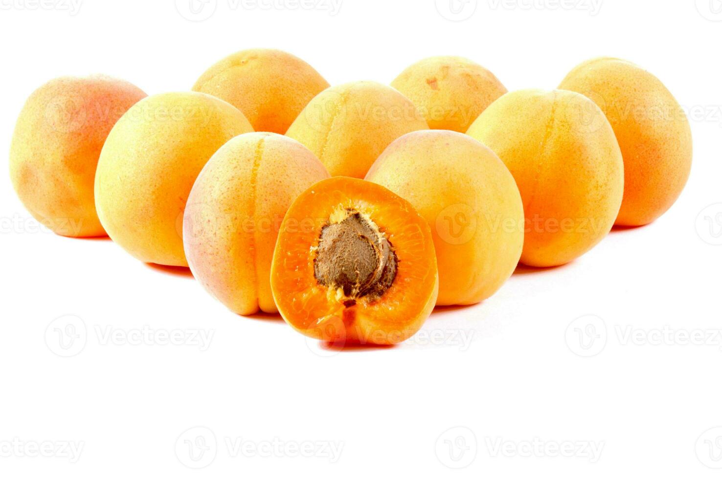 utsökt färsk aprikoser foto