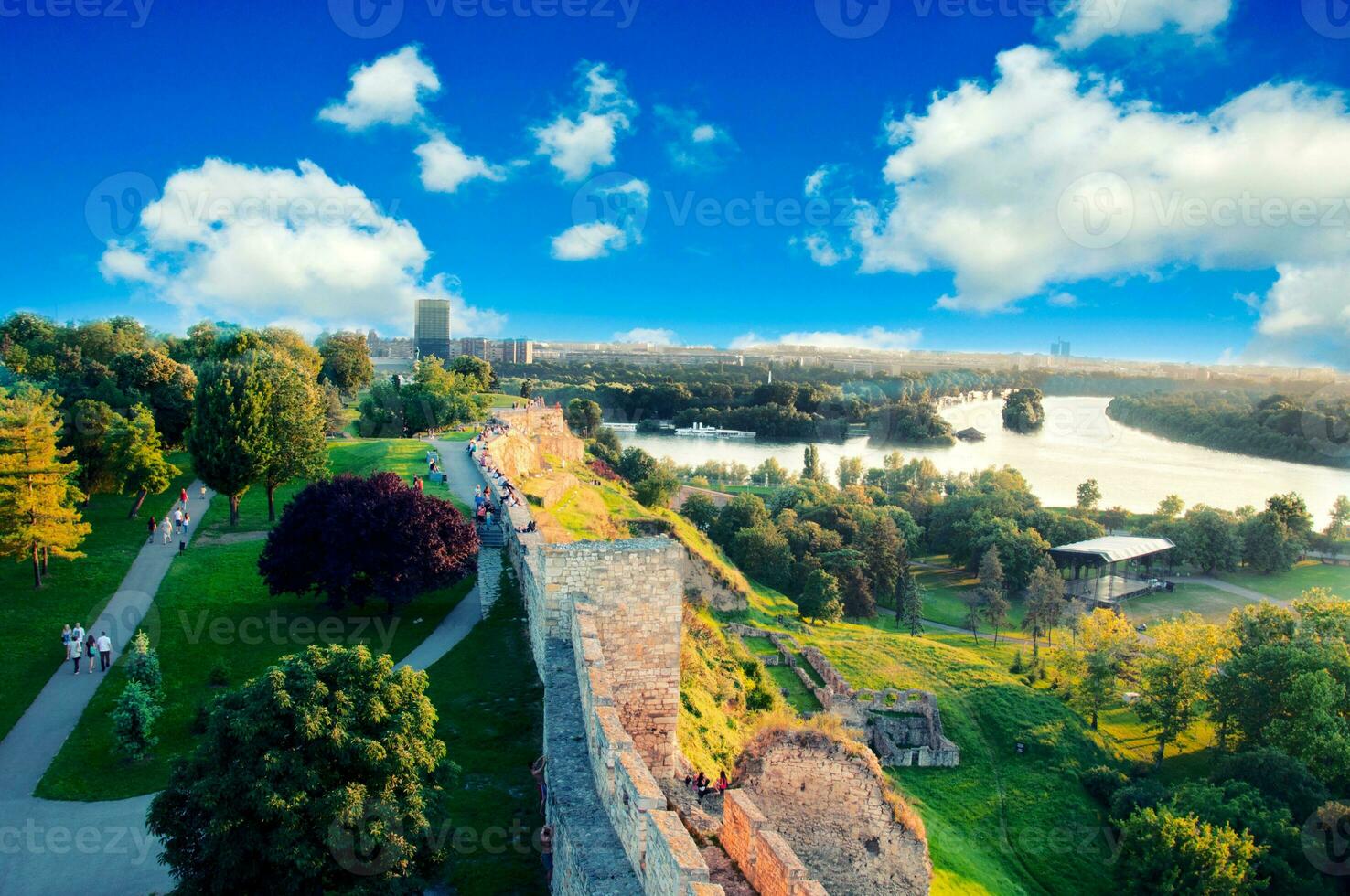 belgrad panorama landskap foto