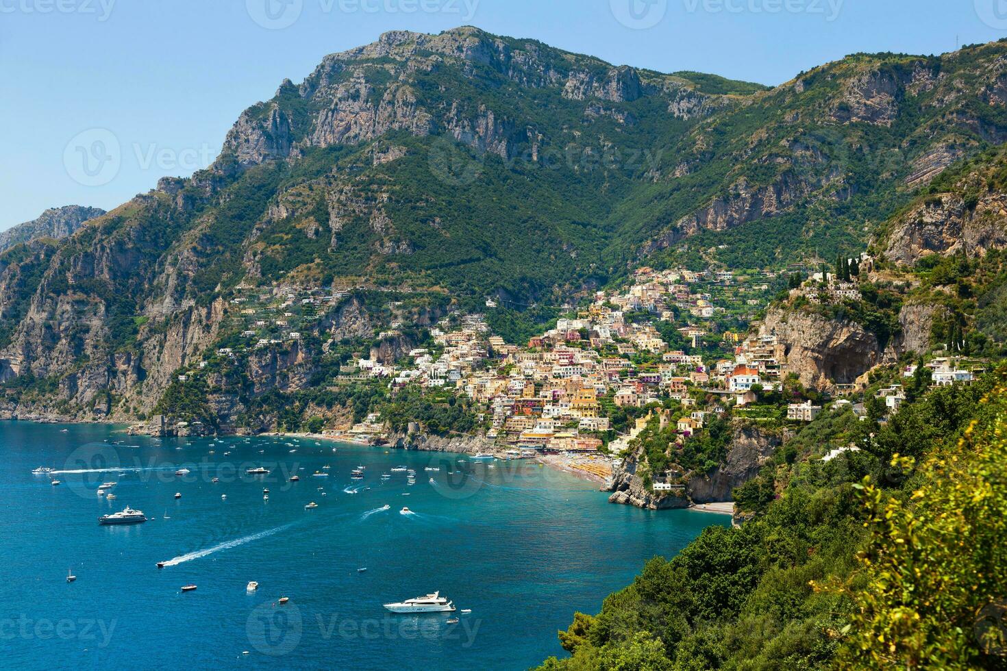 positano amalfi kust Italien foto