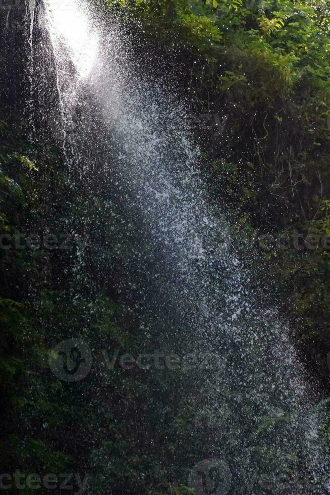 skön vatten stänk vattenfall foto