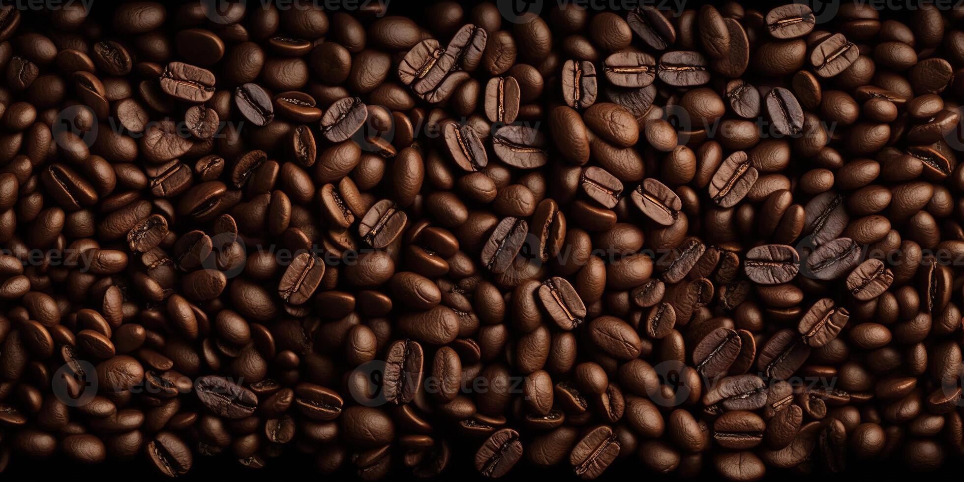 kaffe bönor bakgrund genererad ai foto