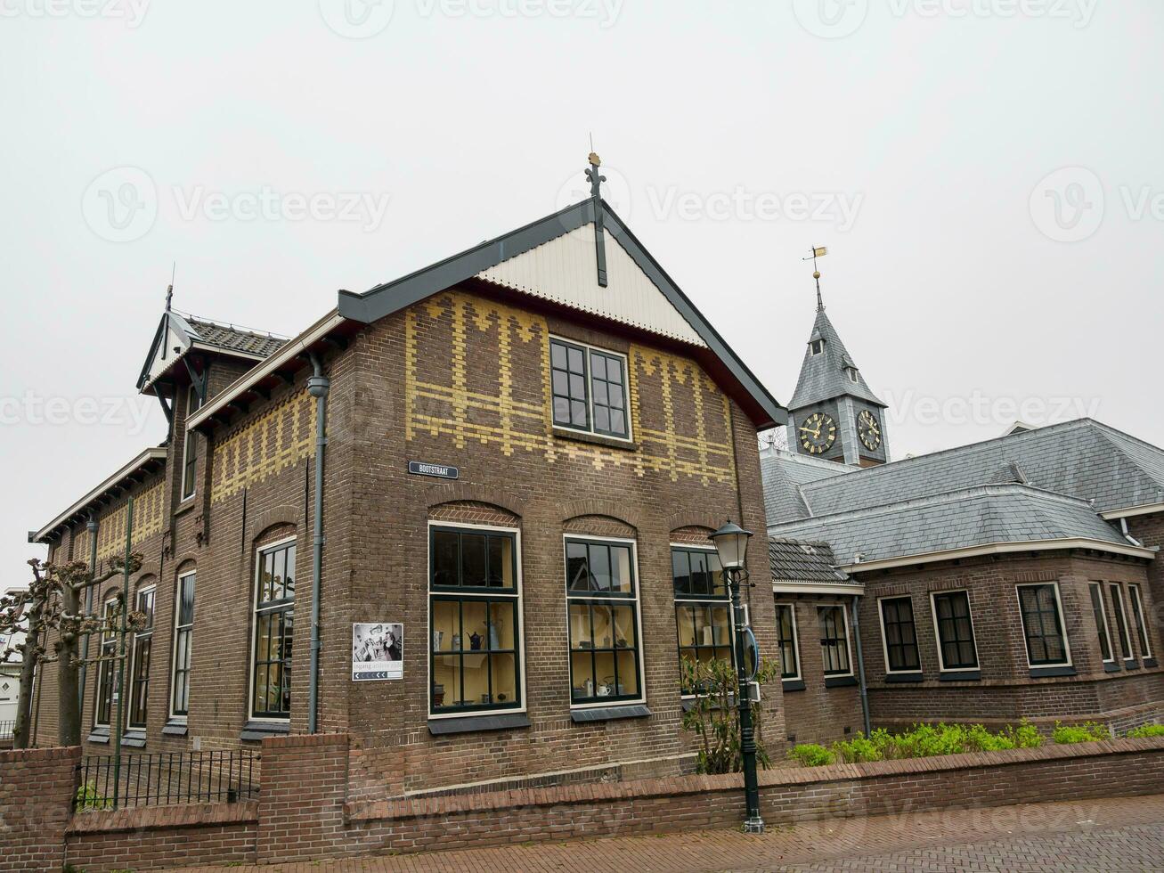 de stad av urk i de nederländerna foto