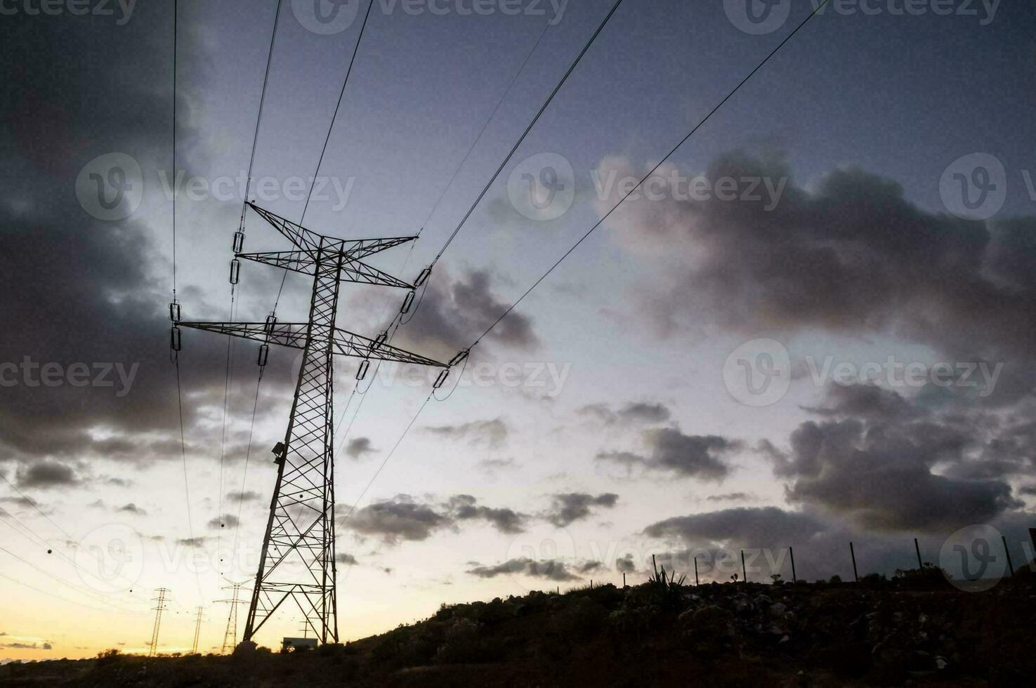 elektricitet poler bakgrund foto