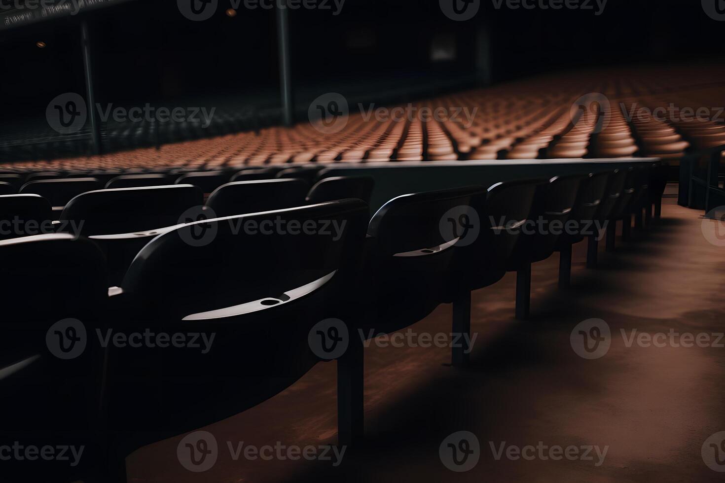 professionell baseboll stor arena. neuralt nätverk ai genererad foto