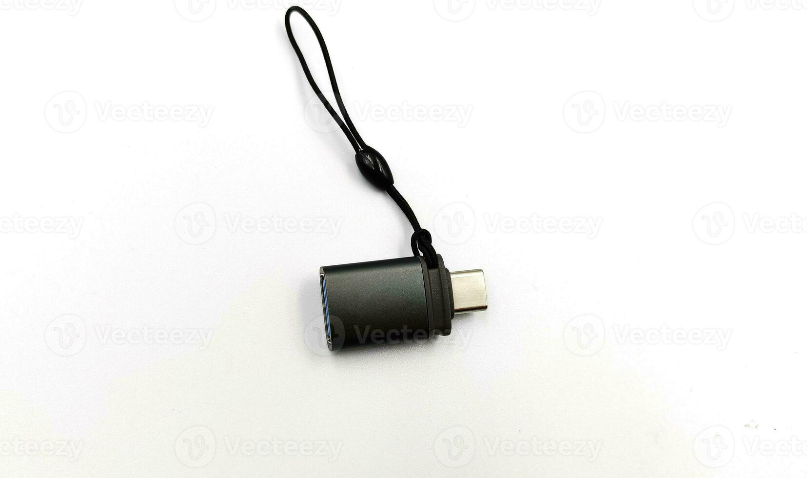 adapter uSB typ c till uSB 3.0 typ-c adapter otg kabel- omvandlare.makro skott foto