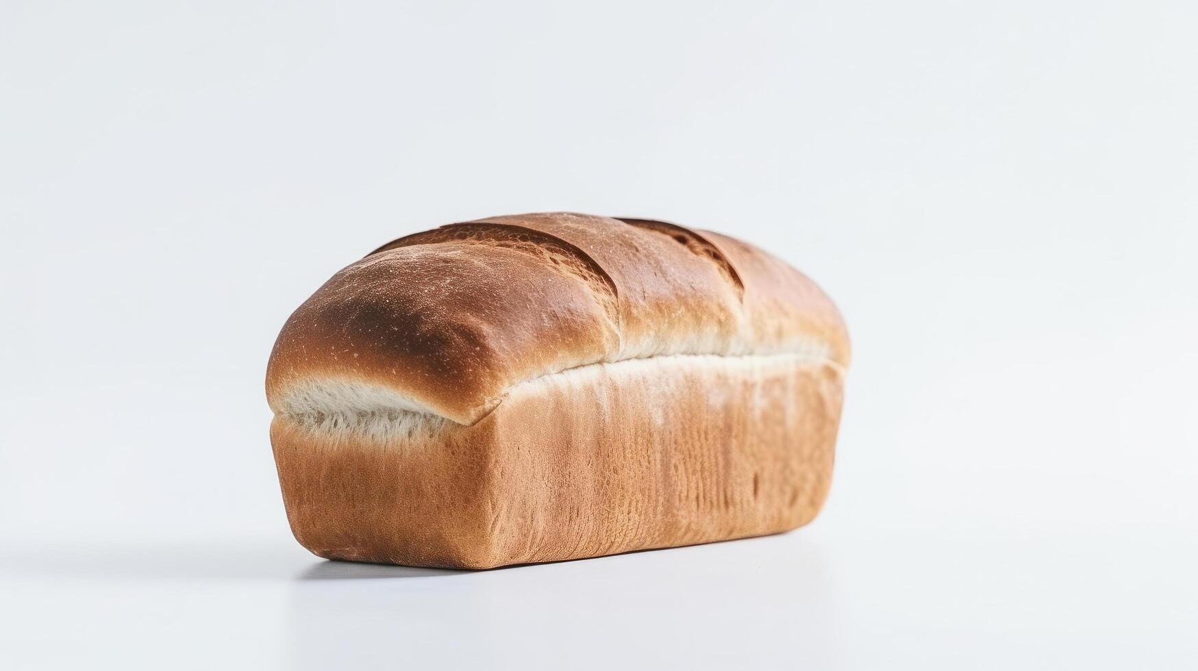 färsk bröd isolerat. illustration ai generativ foto
