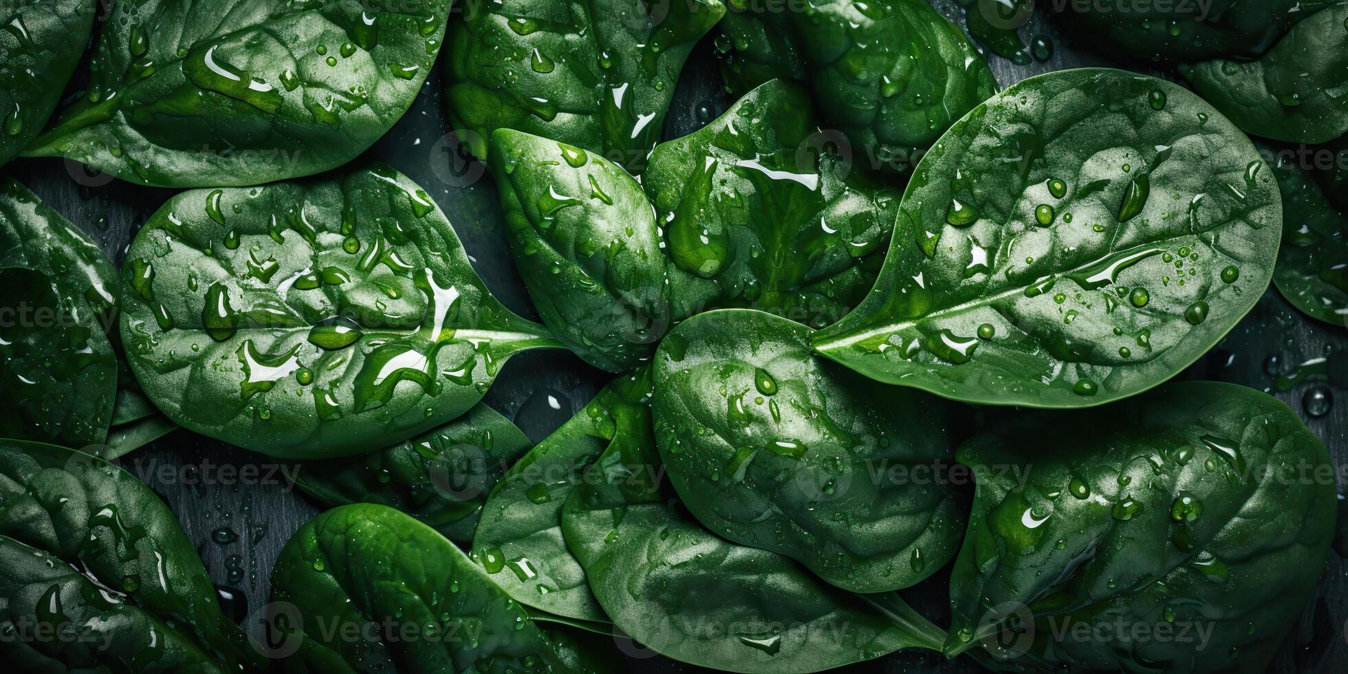 ai genererad. ai generativ. Foto realistisk uppsättning bunt av grön eco friska spenat örter. kan vara Begagnade tycka om mönster bakgrund eller grafisk dekoration. grafisk konst